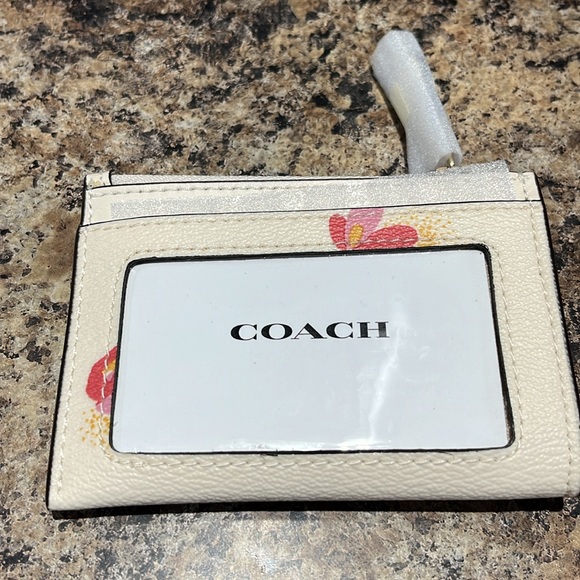 Coach Mini Skinny ID Case With Pop Floral Print - Picture 5 of 6
